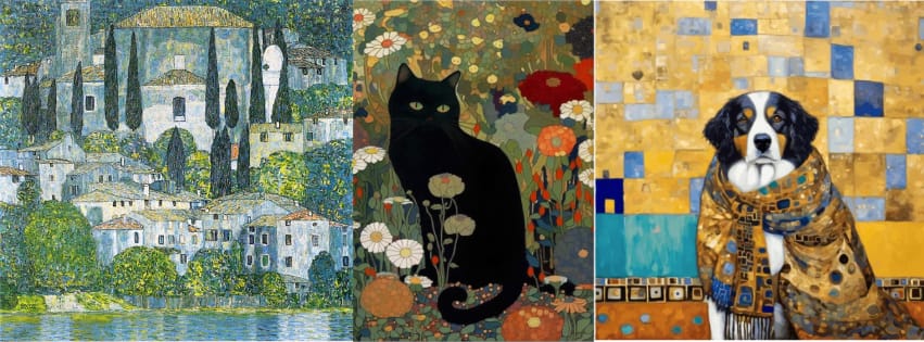 Coming November '24: Klimt-Inspired Kittens and Dogs post image